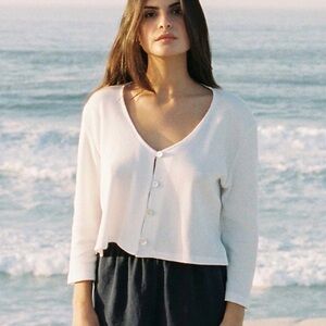 Harley Jae James Waffle Blouse